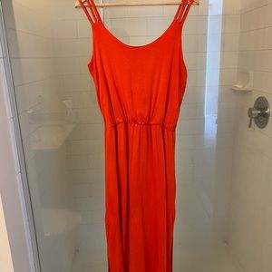 Orange cute dress 👗